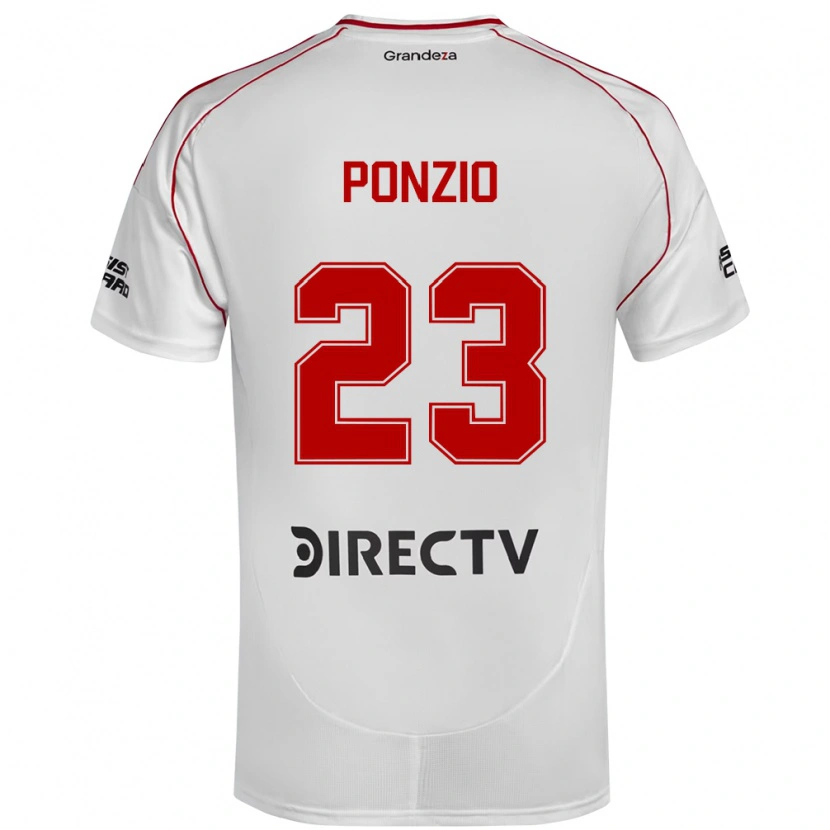 Danxen Niño Camiseta Leonardo Ponzio #23 Borgoña Magenta 1ª Equipación 2025/26 La Camisa México