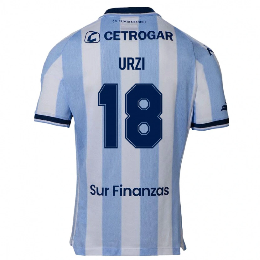 Danxen Niño Camiseta Agustín Urzi #18 Azul Oscuro 1ª Equipación 2025/26 La Camisa México