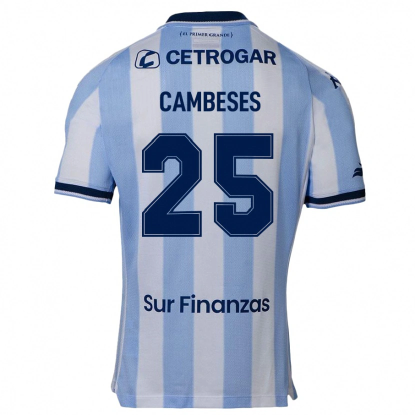 Danxen Niño Camiseta Facundo Cambeses #25 Azul Oscuro 1ª Equipación 2025/26 La Camisa México