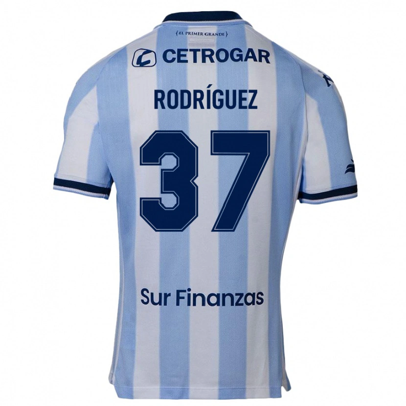 Danxen Niño Camiseta Baltasar Rodríguez #37 Azul Celeste 1ª Equipación 2025/26 La Camisa México
