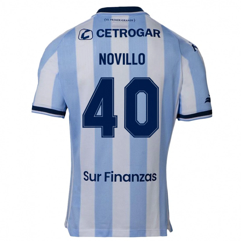 Danxen Niño Camiseta Joaquin Novillo #40 Azul Celeste 1ª Equipación 2025/26 La Camisa México