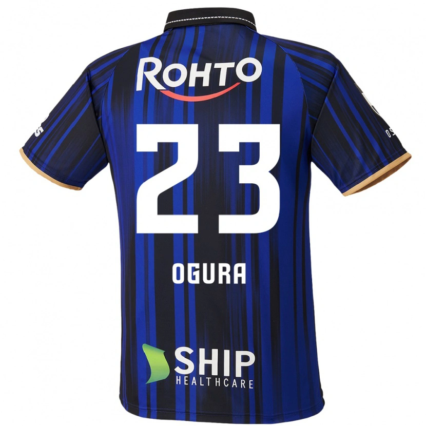 Danxen Niño Camiseta Shimpei Ogura #23 Blanco Azul Negro 1ª Equipación 2025/26 La Camisa México