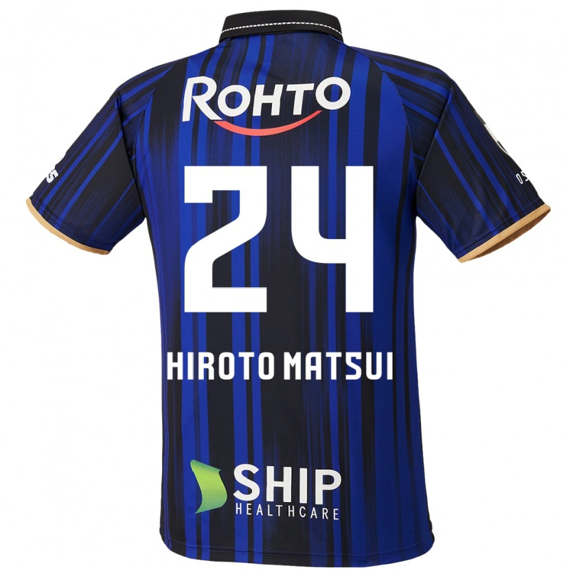 Danxen Niño Camiseta Elijah Hiroto Matsui #24 Blanco Azul Negro 1ª Equipación 2025/26 La Camisa México