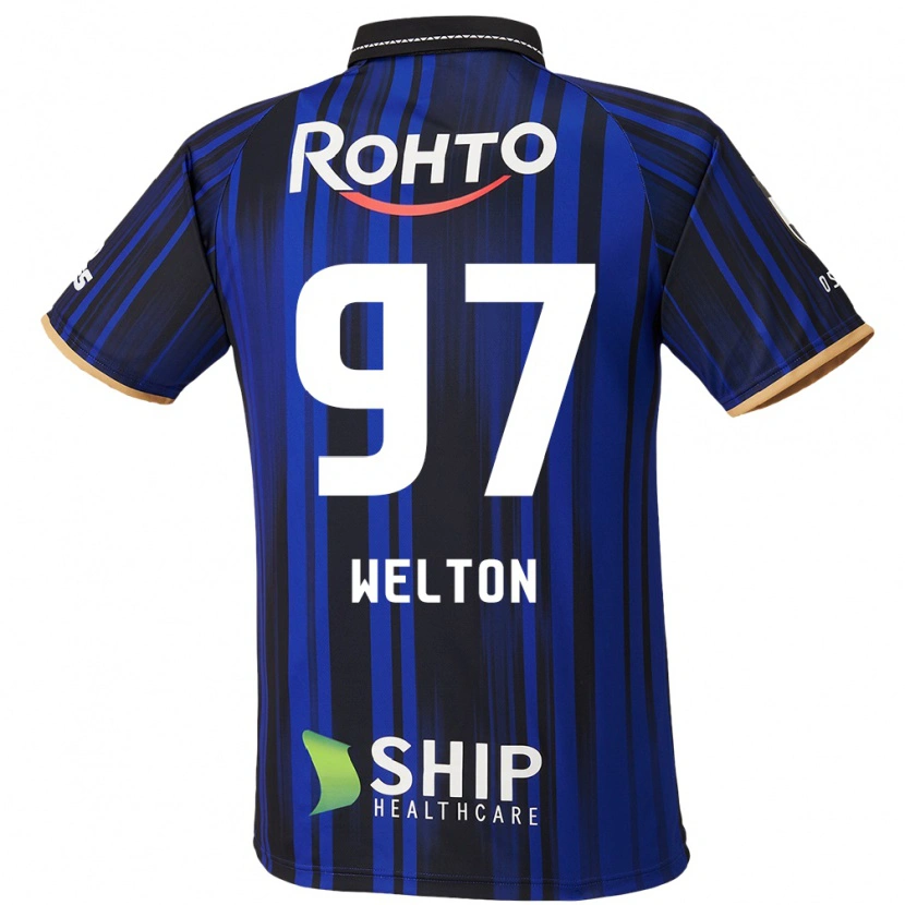 Danxen Niño Camiseta Welton #97 Blanco Azul Negro 1ª Equipación 2025/26 La Camisa México