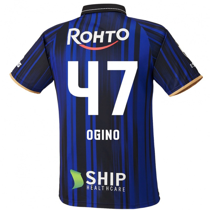 Danxen Niño Camiseta Motonobu Ogino #47 Blanco Azul Negro 1ª Equipación 2025/26 La Camisa México