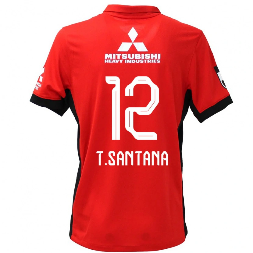 Danxen Niño Camiseta Thiago #12 Blanco Negro 1ª Equipación 2025/26 La Camisa México