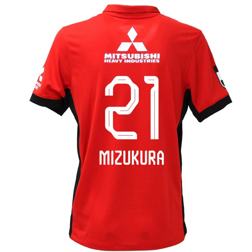 Danxen Niño Camiseta Kei Mizukura #21 Blanco Negro 1ª Equipación 2025/26 La Camisa México