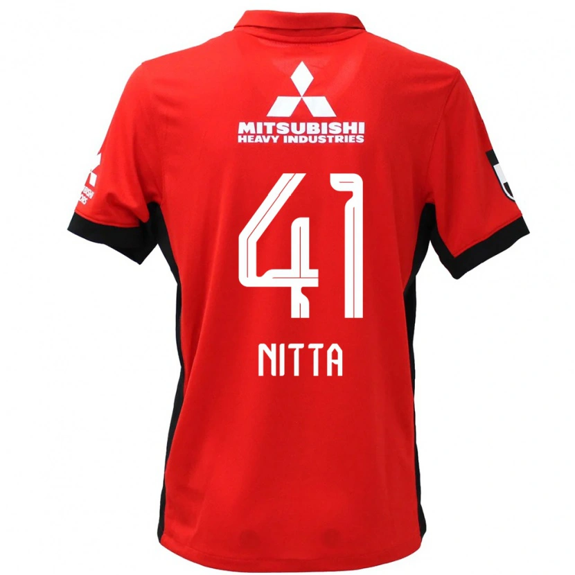 Danxen Niño Camiseta Rio Nitta #41 Blanco Negro 1ª Equipación 2025/26 La Camisa México