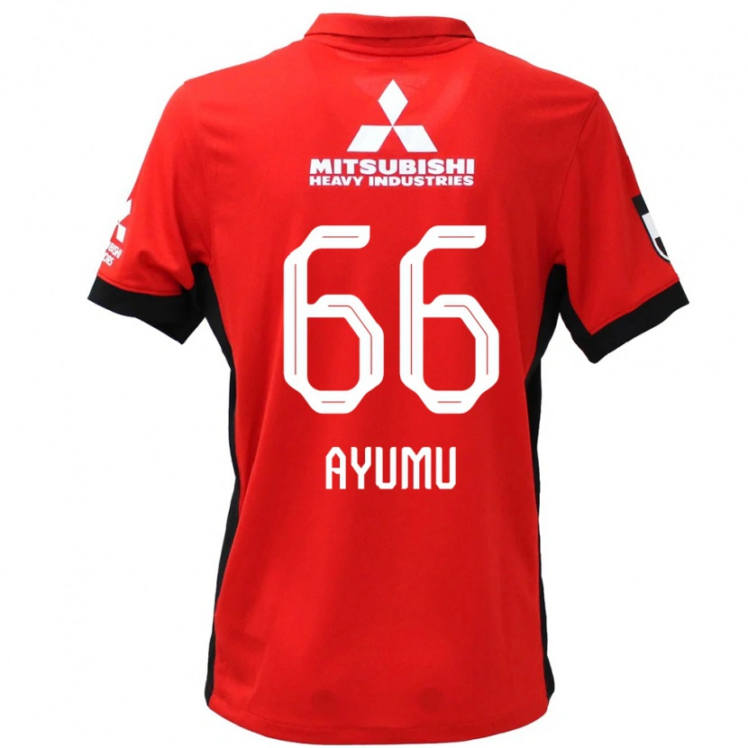 Danxen Niño Camiseta Ayumu Ohata #66 Blanco Negro 1ª Equipación 2025/26 La Camisa México