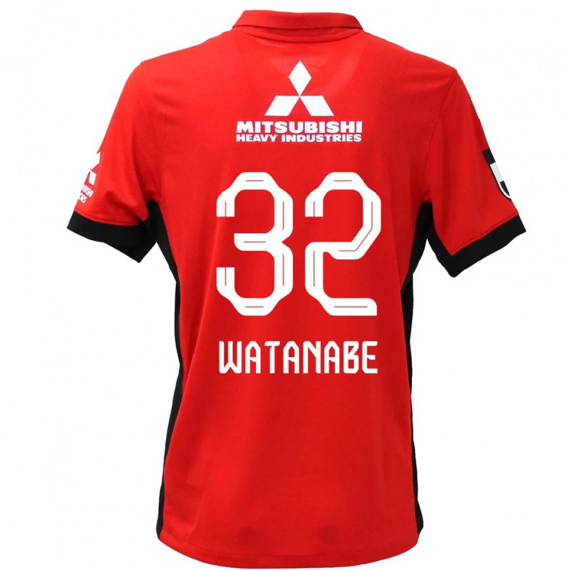 Danxen Niño Camiseta Risako Watanabe #32 Blanco Negro 1ª Equipación 2025/26 La Camisa México