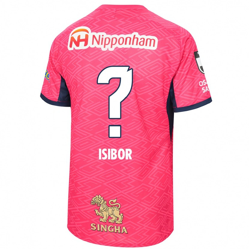 Danxen Niño Camiseta Ken Isibor #0 Blanco Rosa Sakura 1ª Equipación 2025/26 La Camisa México