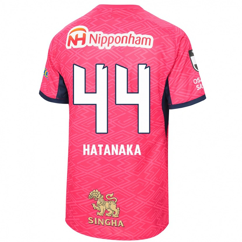 Danxen Niño Camiseta Shinnosuke Hatanaka #44 Blanco Rosa Sakura 1ª Equipación 2025/26 La Camisa México