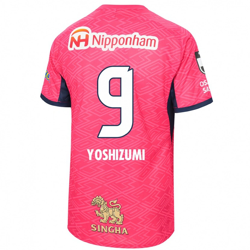 Danxen Niño Camiseta Warai Yoshizumi #9 Blanco Rosa Sakura 1ª Equipación 2025/26 La Camisa México