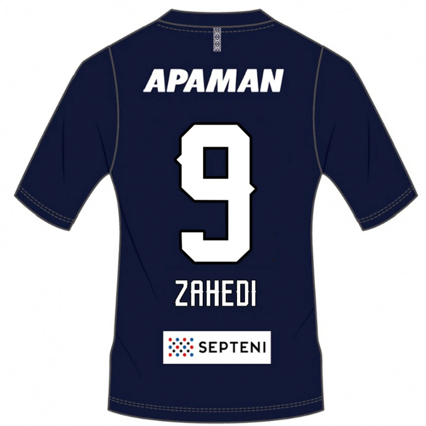 Danxen Niño Camiseta Shahab Zahedi #9 Gris Claro 1ª Equipación 2025/26 La Camisa México