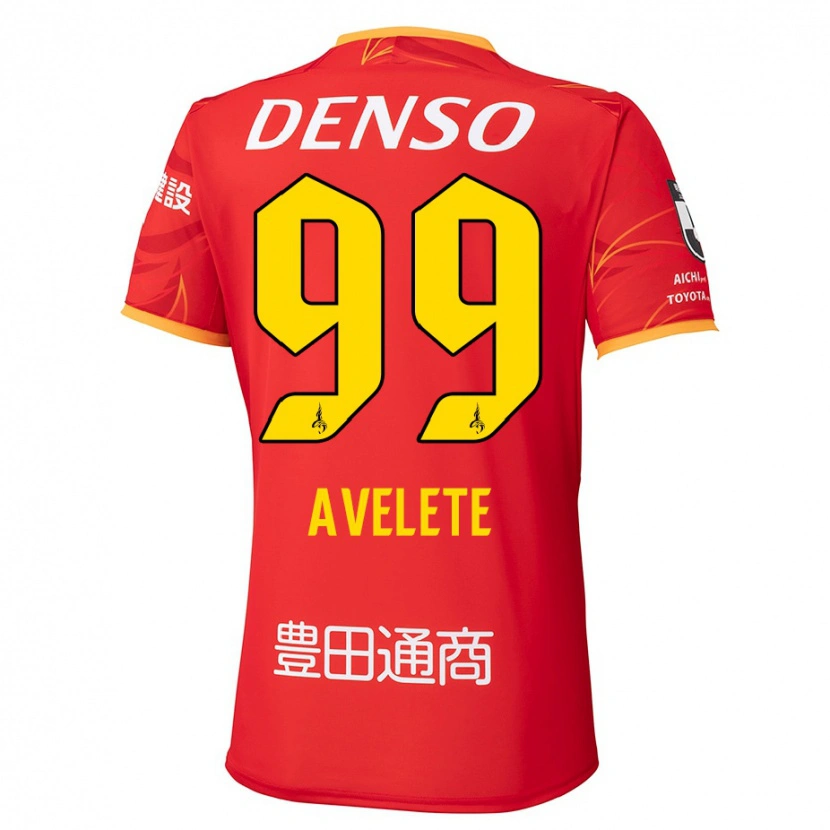 Danxen Niño Camiseta Yves Avelete #99 Blanco Rojo 1ª Equipación 2025/26 La Camisa México