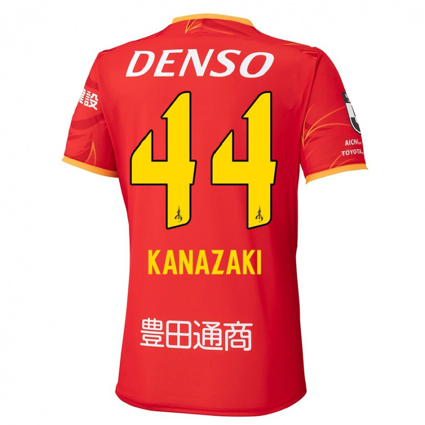 Danxen Niño Camiseta Mu Kanazaki #44 Blanco Rojo 1ª Equipación 2025/26 La Camisa México