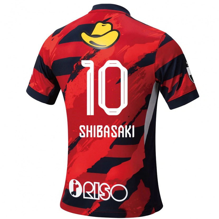 Danxen Niño Camiseta Gaku Shibasaki #10 Blanco Negro 1ª Equipación 2025/26 La Camisa México