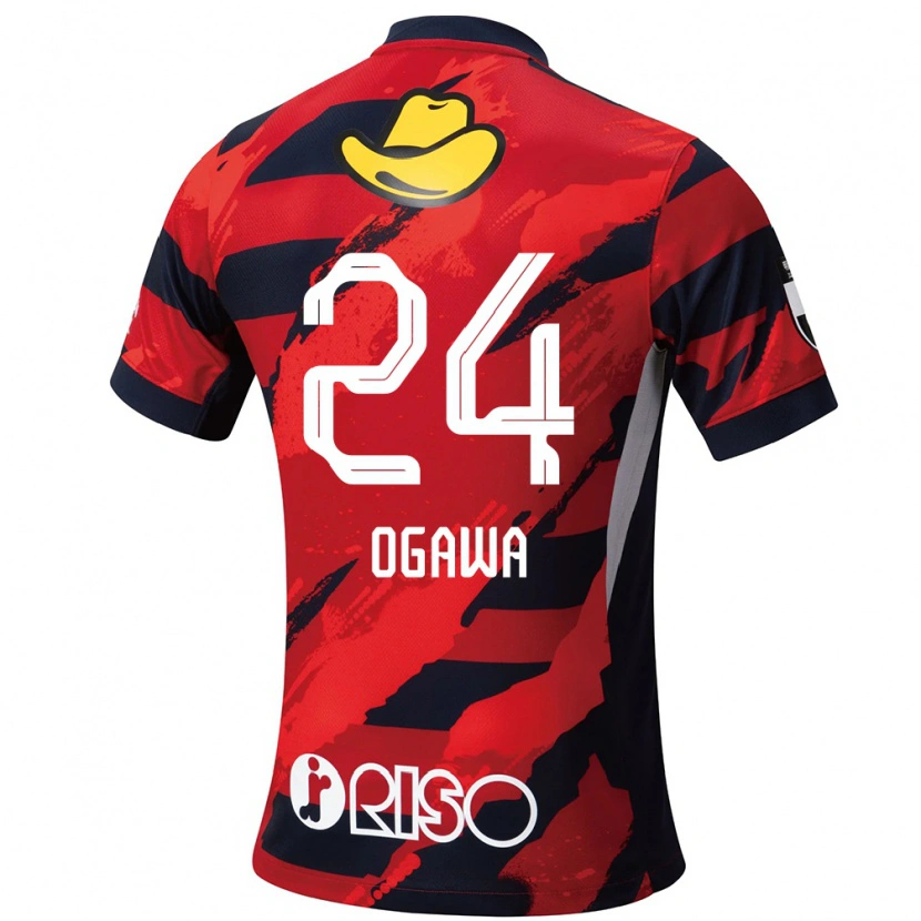 Danxen Niño Camiseta Yusuke Ogawa #24 Blanco Negro 1ª Equipación 2025/26 La Camisa México