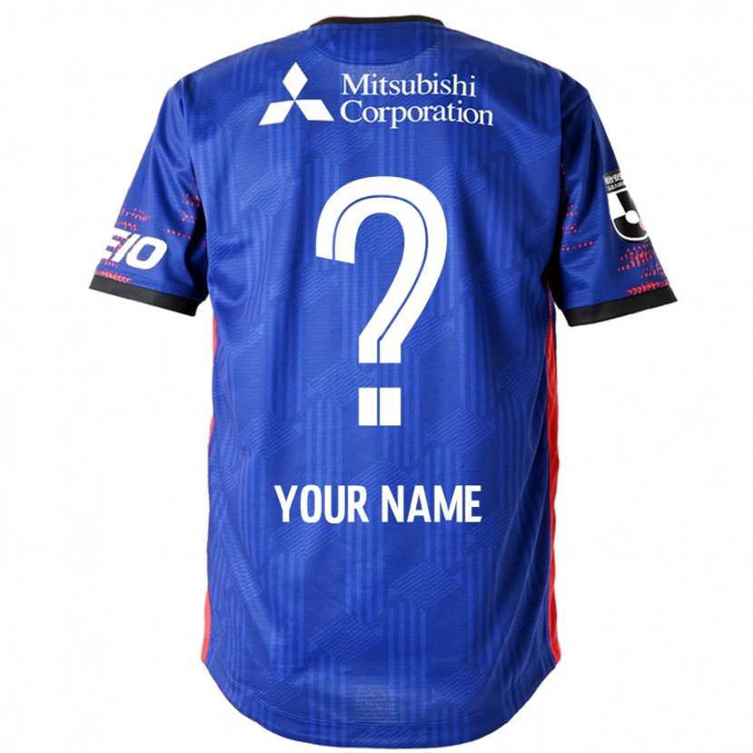 Danxen Niño Camiseta Su Nombre #0 Azul Real Blanco 1ª Equipación 2025/26 La Camisa México