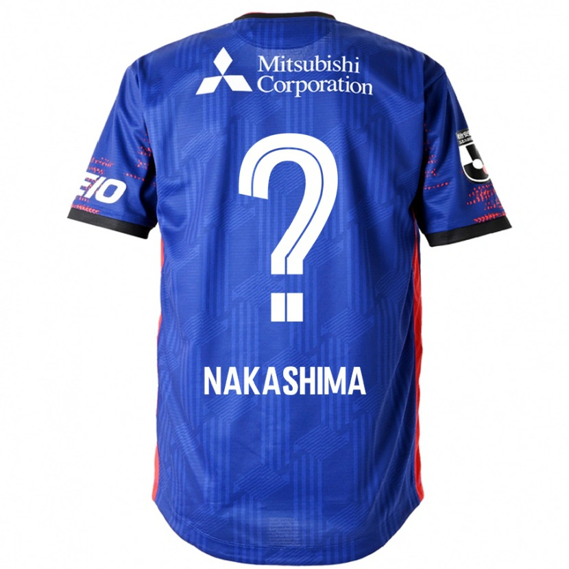Danxen Niño Camiseta Riku Nakashima #0 Azul Real Blanco 1ª Equipación 2025/26 La Camisa México