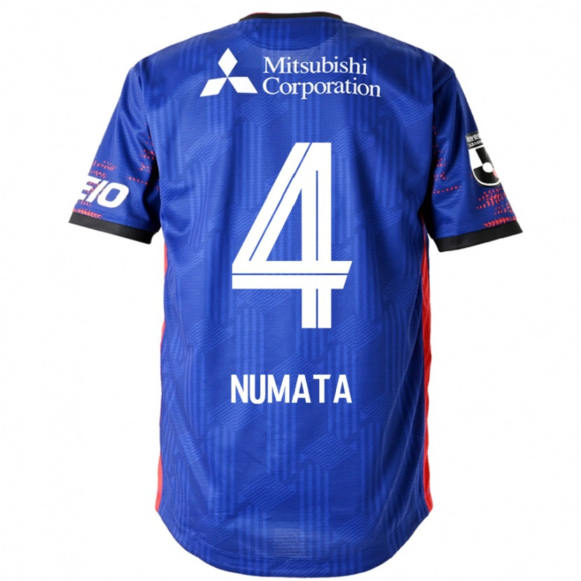 Danxen Niño Camiseta Seisa Numata #4 Azul Real Blanco 1ª Equipación 2025/26 La Camisa México