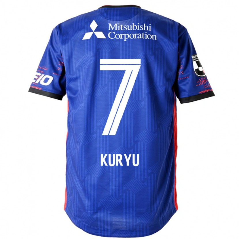 Danxen Niño Camiseta Kuryu Matsuki #7 Azul Real Blanco 1ª Equipación 2025/26 La Camisa México