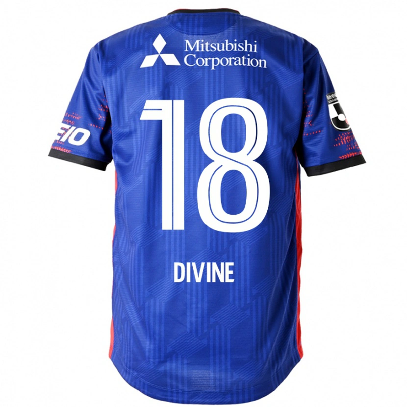 Danxen Niño Camiseta Divine Chinedu Otani #18 Azul Real Blanco 1ª Equipación 2025/26 La Camisa México