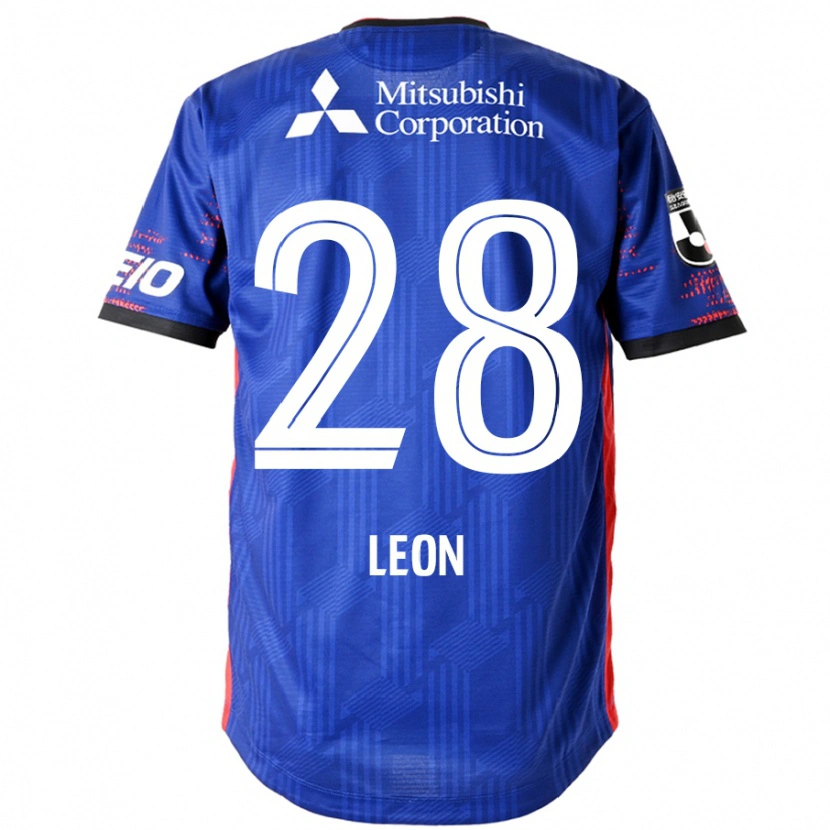 Danxen Niño Camiseta Leon Nozawa #28 Azul Real Blanco 1ª Equipación 2025/26 La Camisa México