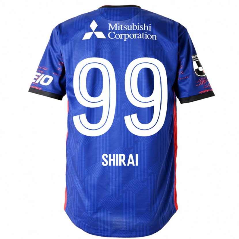 Danxen Niño Camiseta Kosuke Shirai #99 Azul Real Blanco 1ª Equipación 2025/26 La Camisa México