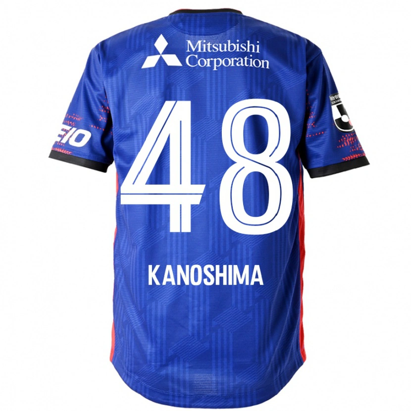 Danxen Niño Camiseta Yu Kanoshima #48 Azul Real Blanco 1ª Equipación 2025/26 La Camisa México