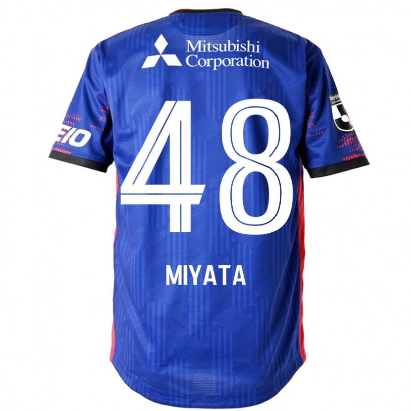 Danxen Niño Camiseta Izumi Miyata #48 Azul Real Blanco 1ª Equipación 2025/26 La Camisa México