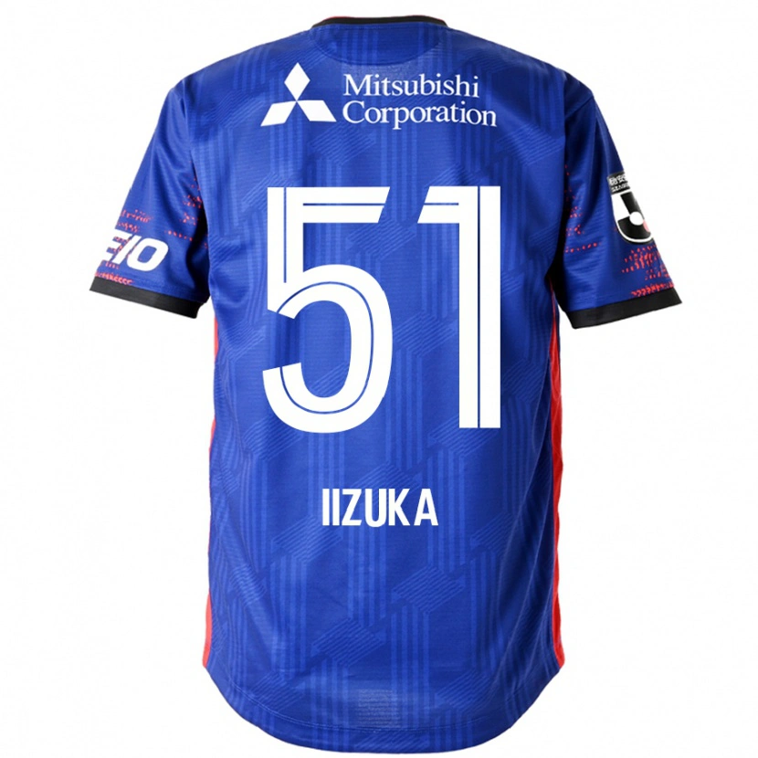 Danxen Niño Camiseta Yoshihito Iizuka #51 Azul Real Blanco 1ª Equipación 2025/26 La Camisa México