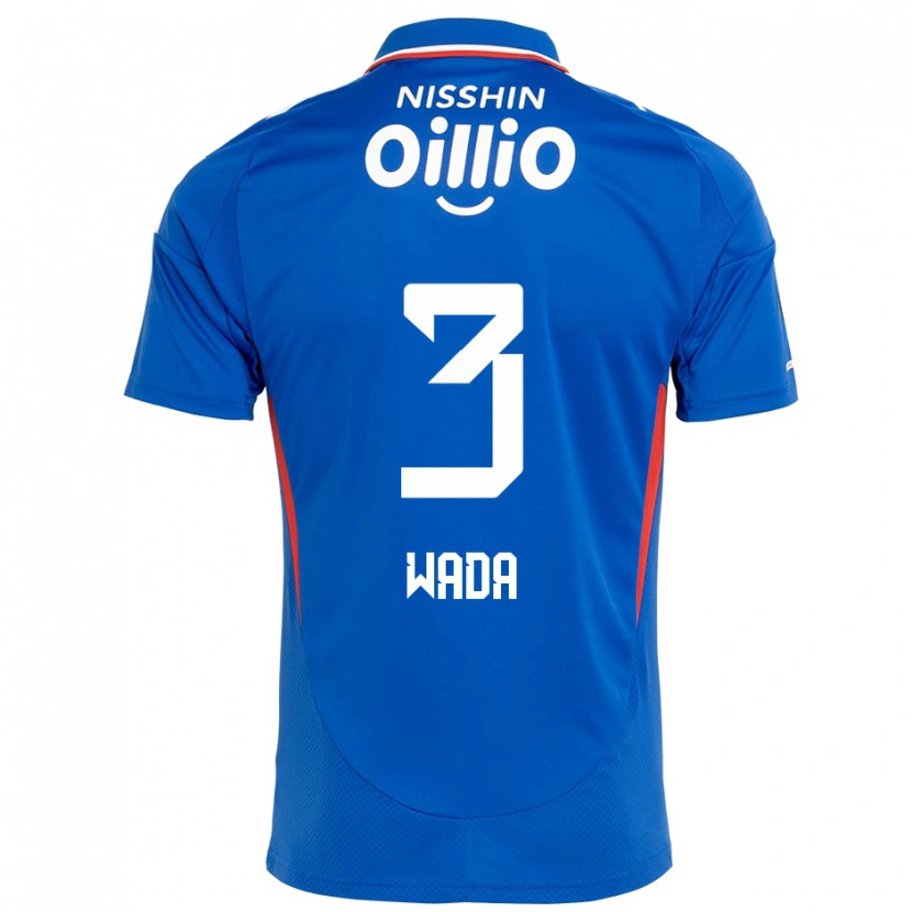 Danxen Niño Camiseta Yusei Wada #3 Blanco Azul Real 1ª Equipación 2025/26 La Camisa México