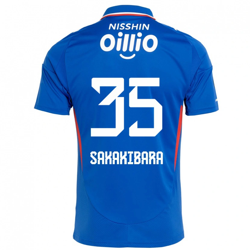 Danxen Niño Camiseta Keigo Sakakibara #35 Blanco Azul Real 1ª Equipación 2025/26 La Camisa México