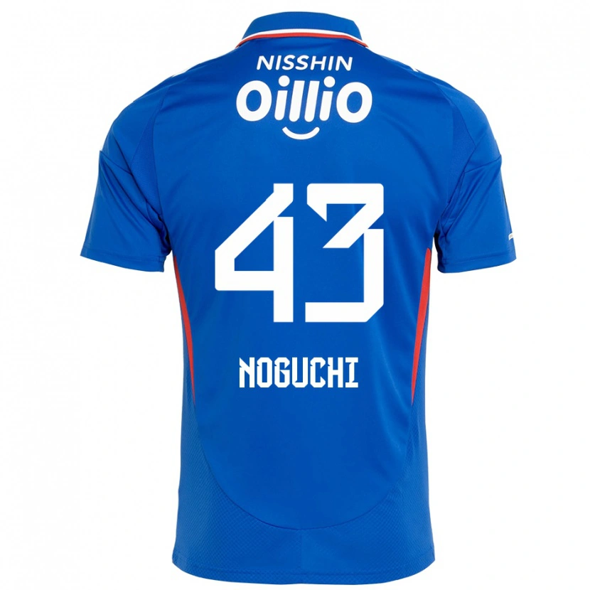 Danxen Niño Camiseta Reno Noguchi #43 Blanco Azul Real 1ª Equipación 2025/26 La Camisa México
