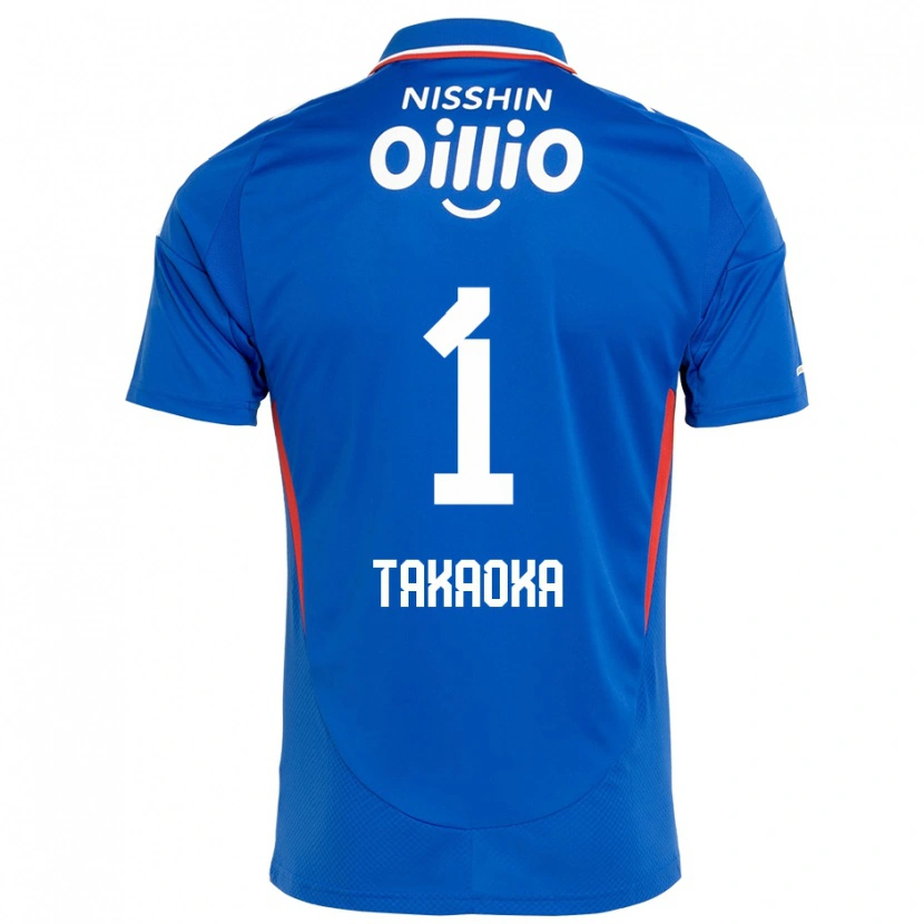 Danxen Niño Camiseta Yohei Takaoka #1 Blanco Azul Real 1ª Equipación 2025/26 La Camisa México