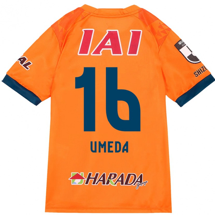 Danxen Niño Camiseta Togo Umeda #16 Blanco Azul Real 1ª Equipación 2025/26 La Camisa México