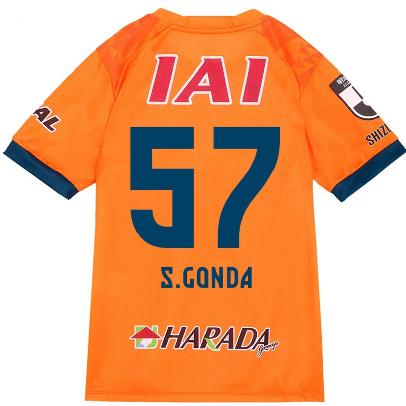 Danxen Niño Camiseta Shuichi Gonda #57 Naranja Rojo 1ª Equipación 2025/26 La Camisa México