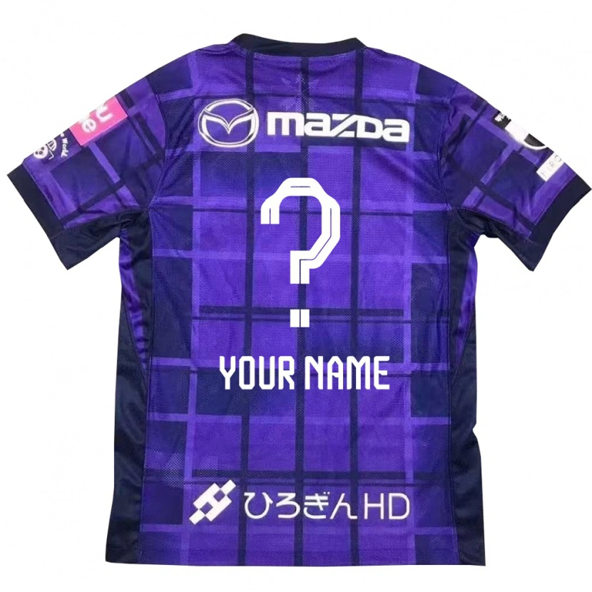Danxen Niño Camiseta Su Nombre #0 Morado Naranja 1ª Equipación 2025/26 La Camisa México