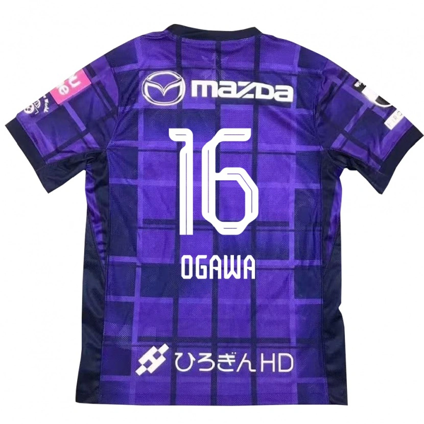 Danxen Niño Camiseta Hikaru Ogawa #16 Morado Naranja 1ª Equipación 2025/26 La Camisa México
