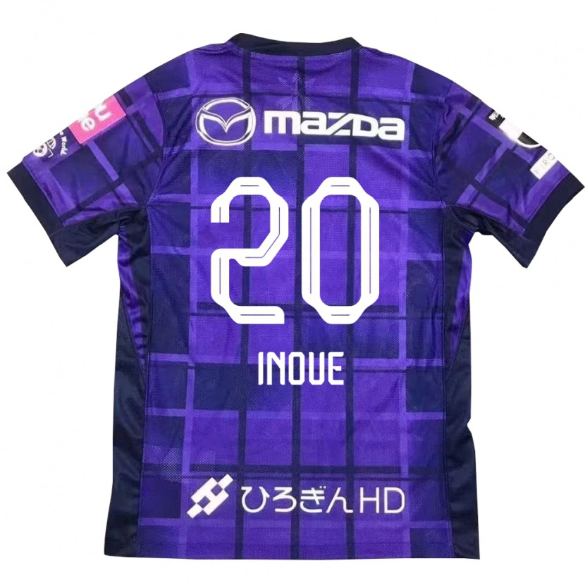 Danxen Niño Camiseta Shion Inoue #20 Morado Naranja 1ª Equipación 2025/26 La Camisa México