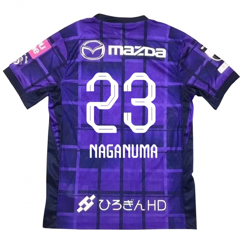 Danxen Niño Camiseta Seimei Naganuma #23 Morado Naranja 1ª Equipación 2025/26 La Camisa México
