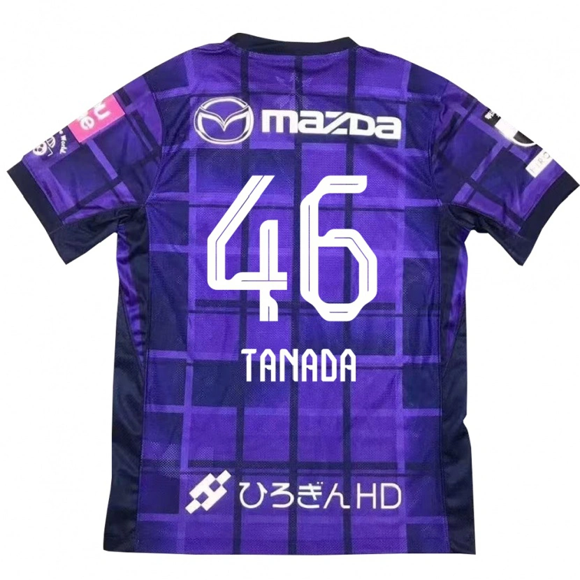 Danxen Niño Camiseta Ryo Tanada #46 Morado Naranja 1ª Equipación 2025/26 La Camisa México
