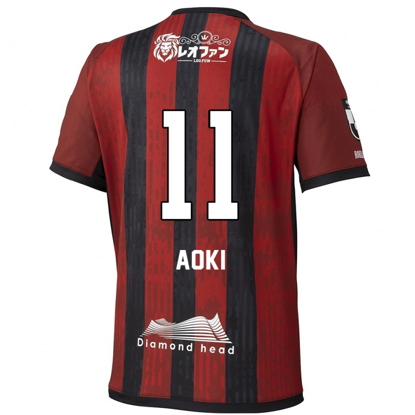 Danxen Niño Camiseta Ryota Aoki #11 Azul Rojo 1ª Equipación 2025/26 La Camisa México