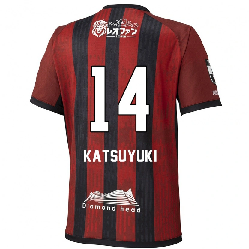 Danxen Niño Camiseta Katsuyuki Tanaka #14 Azul Rojo 1ª Equipación 2025/26 La Camisa México