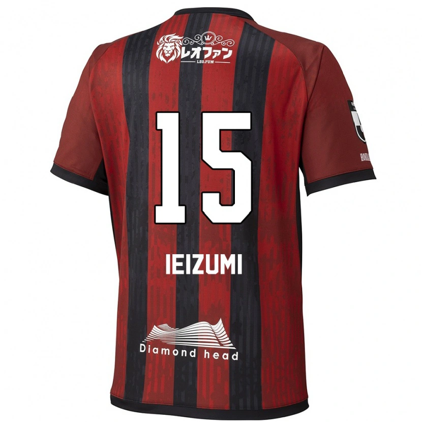 Danxen Niño Camiseta Rei Ieizumi #15 Azul Rojo 1ª Equipación 2025/26 La Camisa México