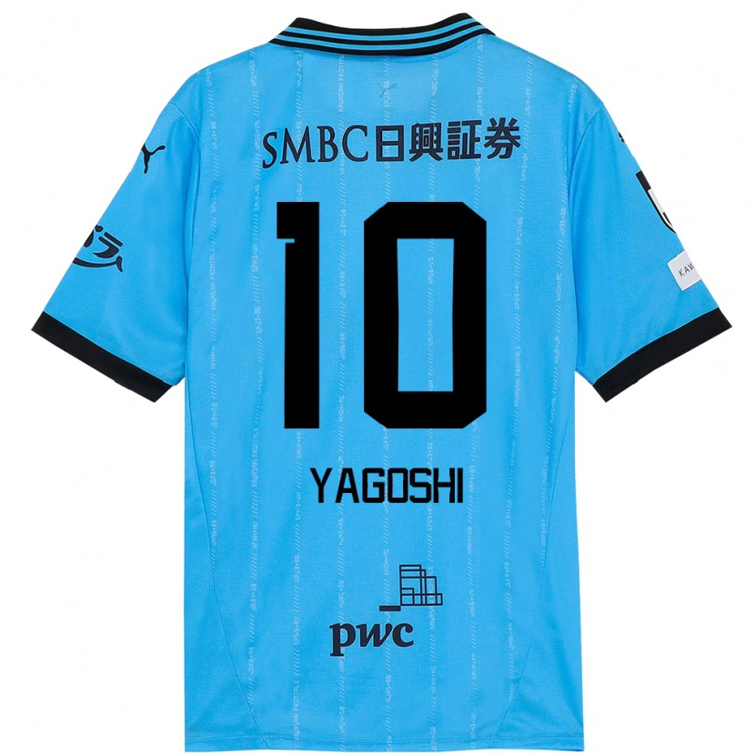 Danxen Niño Camiseta Mikito Yagoshi #10 Blanco Azul Celeste 1ª Equipación 2025/26 La Camisa México