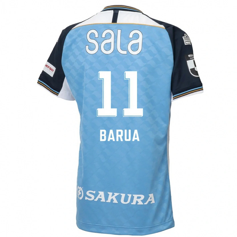 Danxen Niño Camiseta Roi Barua #11 Blanco Negro 1ª Equipación 2025/26 La Camisa México