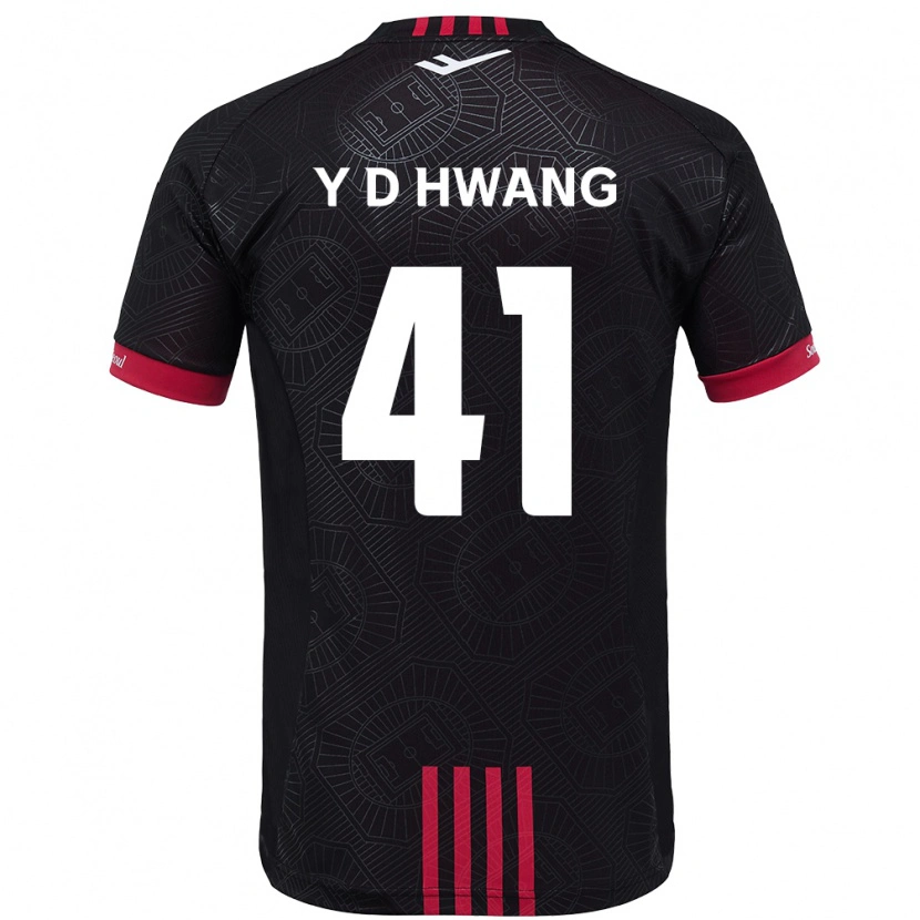Danxen Niño Camiseta Do-Yoon Hwang #41 Blanco Negro 1ª Equipación 2025/26 La Camisa México