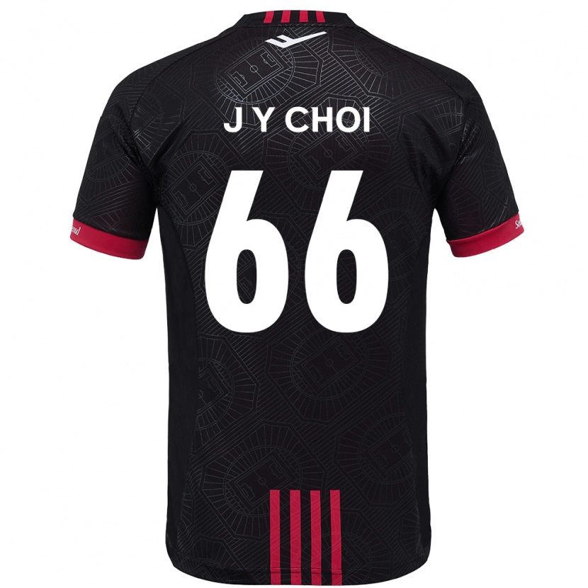 Danxen Niño Camiseta Jun-Yeong Choi #66 Blanco Negro 1ª Equipación 2025/26 La Camisa México